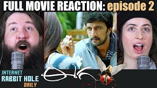 EEGA  Telugu  FULL MOVIE REACTION  episode 2  irh daily [upl. by Nylram561]