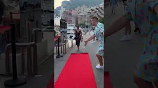 Red carpet in Monaco😍🇲🇨 redcapretboy [upl. by Oloap]