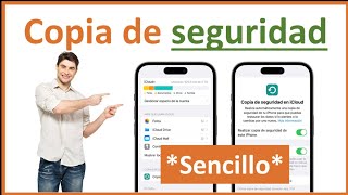 ✅ Como hacer una COPIA DE SEGURIDAD en iPhone [upl. by Aeynod]