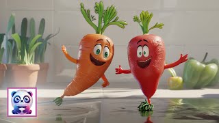 Dancing Vegetables Song For Kids  Educational Nursery Rhyme with Fun  Jolly Jingles [upl. by Eelorac799]