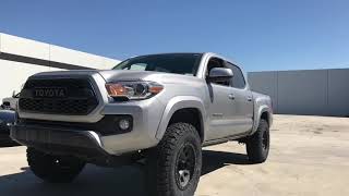 Silver Tacoma on Bilstein 5100 amp Titanium Method Gris MR309 amp 33” BFGoodrich KO2’s [upl. by Dihsar]