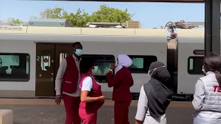 Premier bilan du Train express régional au Sénégal [upl. by Jasik]