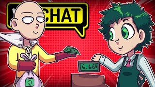 SAITAMA CHEERS UP DEKU IN VRCHAT ONE PUNCH MAN VRChat Funny Moments Highlights Compilations [upl. by Boigie435]