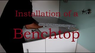 Installing a Laundry Benchtop Laundry Renovation Part 7 [upl. by Emirej]