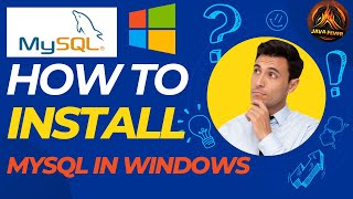 How to install mysql in windows OS  Java Fever [upl. by Novyart]