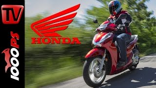 2015  Honda SH300i Test  Action Details Fazit [upl. by Dreyer]