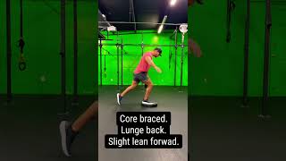 Platform Reverse Lunge w Single Weighted Contralateral Hold [upl. by Latouche]