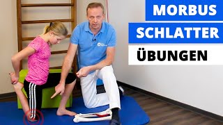 Morbus Schlatter ÜBUNGEN gegen Knieschmerzen bei Kindern amp Jugendlichen ▶ SOFORT anwendbar [upl. by Rahel723]