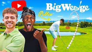 YOUTUBERS CONTROL BIG WEDGE GOLF [upl. by Lucine253]