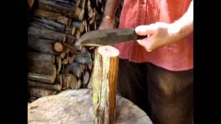 No Battoning Splitting Wood By Keith H Burgess [upl. by Nylsej]