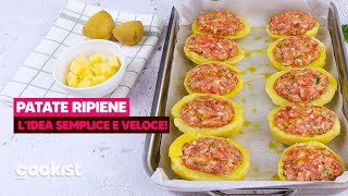 Patate ripiene al forno la ricetta sfiziosa e davvero semplice da fare [upl. by Ataga]