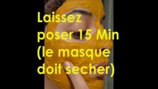 Masque au Curcuma  قناع الكركم  turmeric mask [upl. by Iives984]