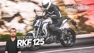 KEEWAY RKF 125 SUB  TEST 2018 [upl. by Llerdnam908]