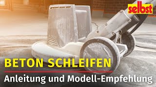 Beton schleifen Anleitung und ModellEmpfehlungen [upl. by Keldah197]