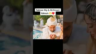 saboor ali wedding vedioshortsfeedtrending viralvideosabooralialiansari [upl. by Dodge308]