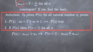 M105 proving properties by induction limit of sequences defined inductively [upl. by Ahsenrat]