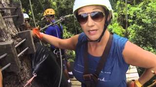 Costa Rica  Zip Line  June 2015 [upl. by Rehpatsirhc308]