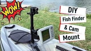 Kayak Fish Finder Mount DIY [upl. by Adamok331]