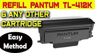 How to Refill PANTUM TL412 Toner cartridge  PANTUM P3302  P7102 PRINTER Refill  Pantum [upl. by Chao]