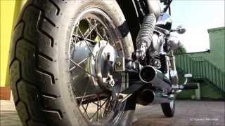 Yamaha Virago XV 125 dźwięk  sound [upl. by Cheadle]