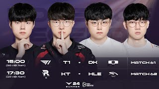 Bình Luận Tiếng Việt T1 vs DK  KT vs HLE  Tuần 7 Ngày 1  LCK Mùa Hè 2024 [upl. by Tertia]