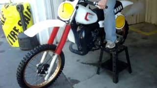 1981 Yamaha YZ250 for sale restored by East Coast Vintage MX [upl. by Cartwell678]