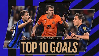 I CAPOLAVORI DI BARELLA 🤩✨  TOP 10 GOALS 🖤💙 [upl. by Nutsud]