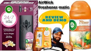 💥 Air Wick Automatic Air Freshener Spray  Unboxing amp Review 🎁🎁 [upl. by Jarrod708]