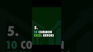 🔍 10 Common Excel Errors You Must Avoid motivation csscorner webdesignexcelshortcuts [upl. by Tomasina882]