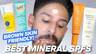 The BEST Mineral Sunscreens of 2021  BROWN SKIN FRIENDLY [upl. by Nyledam823]