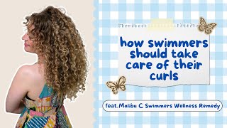 How Swimmers Should Take Care of their Hair  Malibu C Swimmers Wellness Remedy [upl. by Krein]