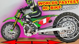 Project Worlds Fastest RC Motorbike [upl. by Einniw847]