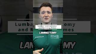 Lumbar Laminectomy Surgery And Recovery Times laminectomy surgeryrecovery [upl. by Sinnelg]