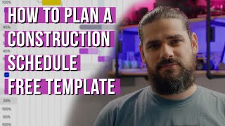 How to Plan a Construction Schedule Template  TeamGantt [upl. by Thorndike530]