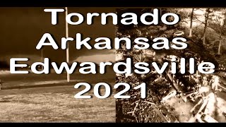 Tornado Arkansas 2021  Tornado Edwardsville 2021 Tornado Illinois 2021 Tornado Monette Manor 2021 [upl. by Pass]