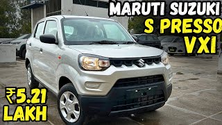 All New Maruti Suzuki S Presso VXI Model 2024 ₹521 lakh walkaround amp review Hindi [upl. by Rosenkranz346]