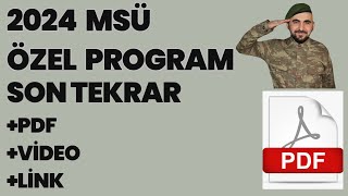 2024 MSÜ SON TEKRAR VİDEOYA ÖZEL PROGRAM ÖZEL LİNKLER SONUNA KADAR İZLEYİN  VİDEOYA ÖZEL [upl. by Enel901]