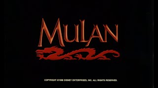 Mulan  Trailer 1 35mm 4K April 17 1998 [upl. by Oicirtap864]