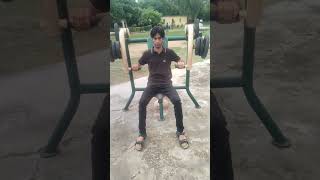 chestworkout park main machin ke sathviralvideo viralshort video youtubeshorts reels [upl. by Thirzia97]