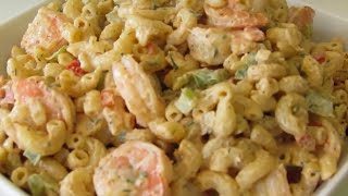 How to make Seafood Salad  Shrimp Macaroni Salad [upl. by Carbone914]