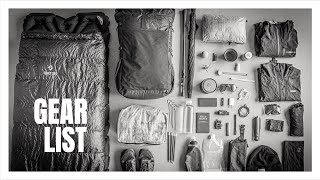 2021 Ultralight Backpacking Gear List  MYOG [upl. by Asp]