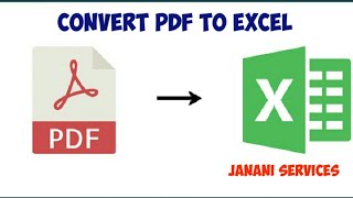 PDF TO EXCEL  How to Convert PDF to Excel  HOW TO CONVERT PDF TO EXCEL FILE FREE [upl. by Mayhew]