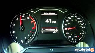 2015 Audi A3 18T 060 MPH Acceleration Test Video  FWD with DSG Transmission [upl. by Fenn]