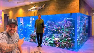 Inside the most EXPENSIVE Home Aquarium In the WORLD [upl. by Streeter]