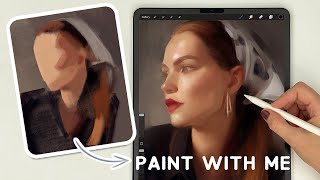 How I START My Portrait PAINTINGS 🖌 [upl. by Esinaj]