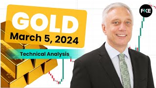 Gold Daily Forecast and Technical Analysis for March 05 2024 by Bruce Powers CMT FX Empire [upl. by Jd]