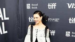 Margaret Qualley at the 2024 Toronto International Film Festival Premiere of The Substanc [upl. by Ardnassela]