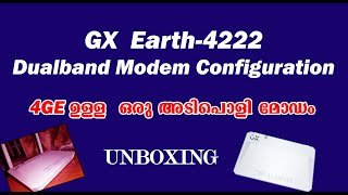 GX Earth 4222 Dualband Modem Configuration Genexis Dualband modem configuratin🔥🔥🔥👍👍👍 [upl. by Chickie]