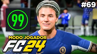 CHEGUEI NO NÍVEL MAXIMO MC JOGADOR EAFC 24 [upl. by Neiht]