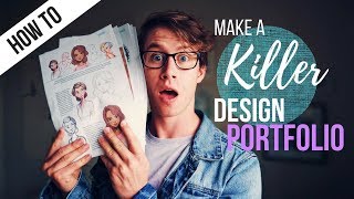 How to Make the BEST Design Portfolio for University [upl. by Oos329]